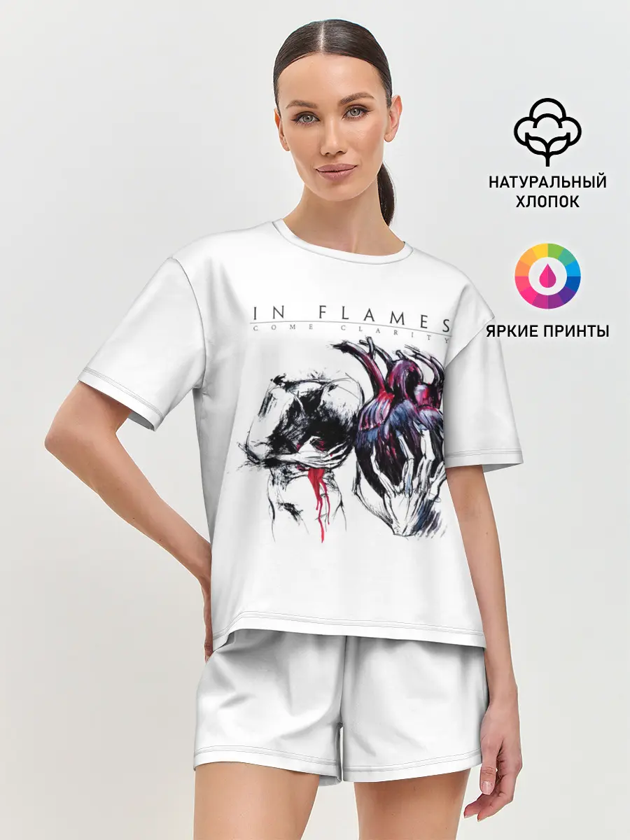 Женская пижама с шортами / Come Clarity - In Flames