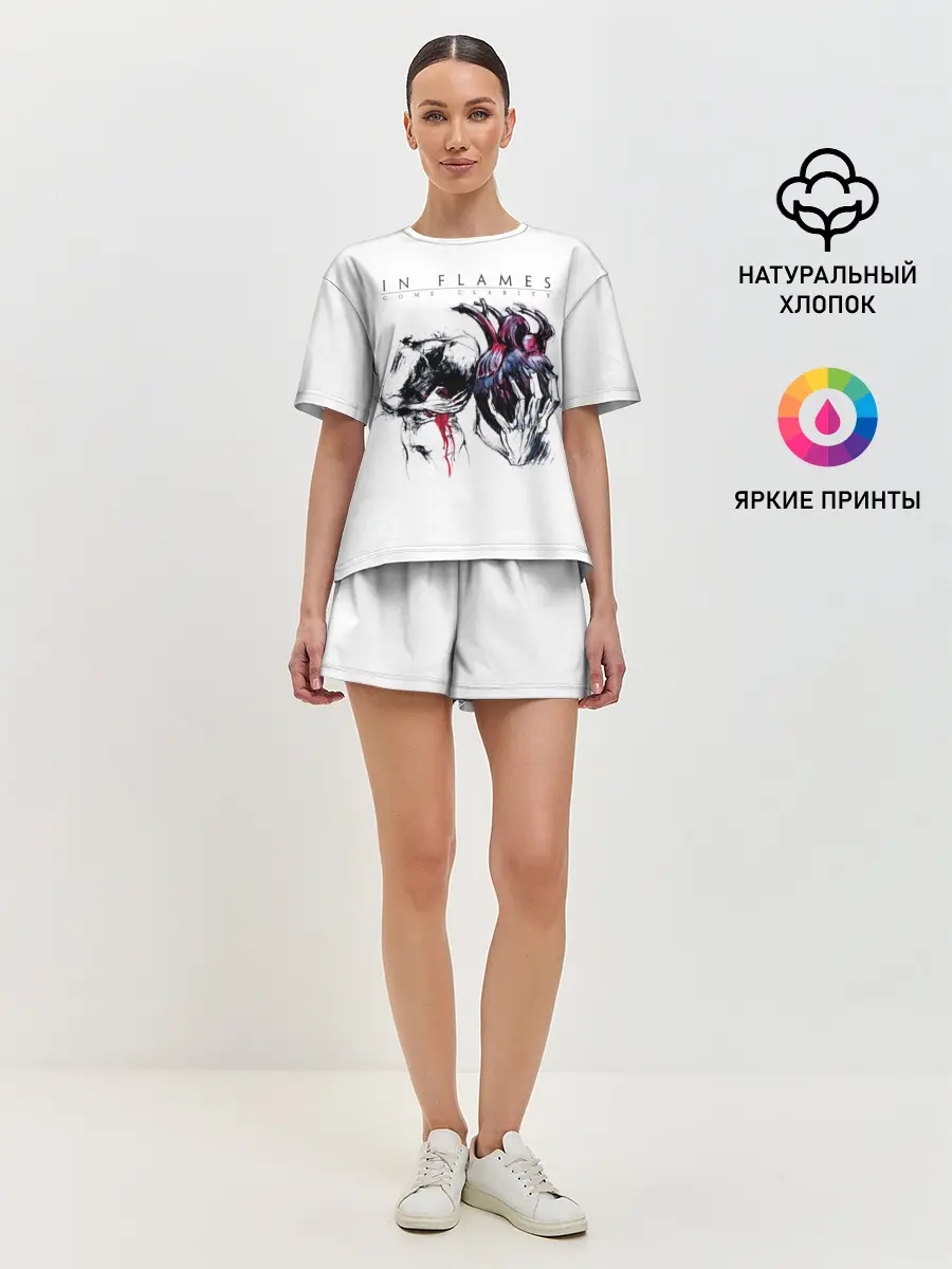 Женская пижама с шортами / Come Clarity - In Flames