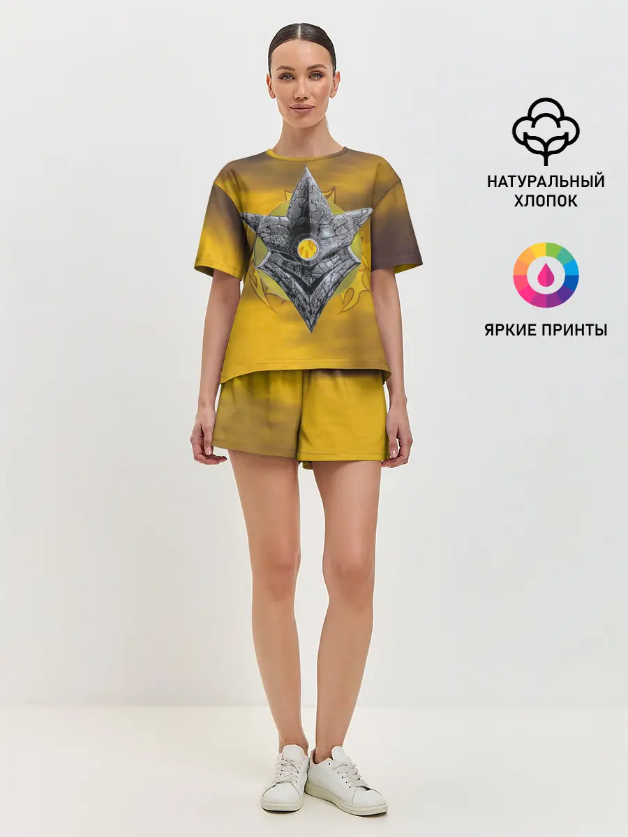 Женская пижама с шортами / Black-Ash Inheritance - In Flames