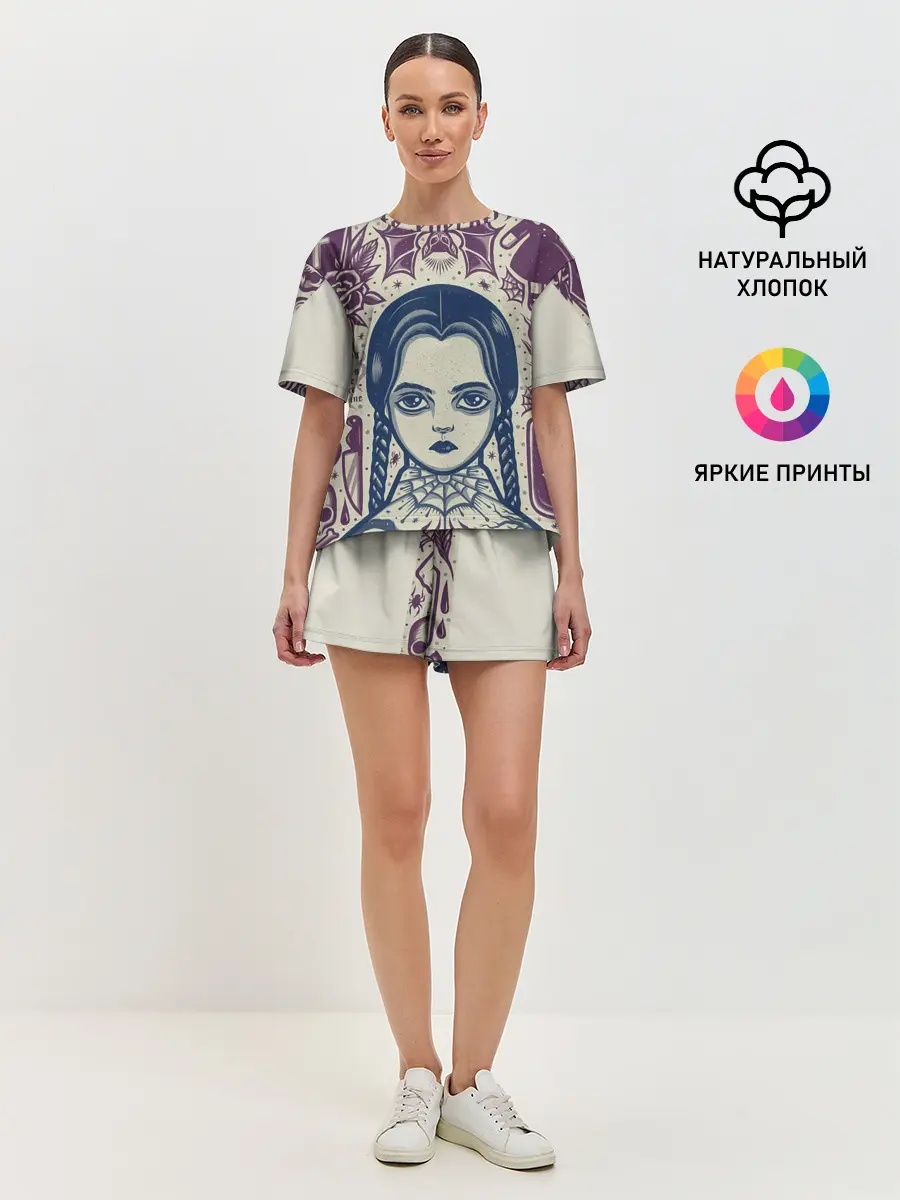 Женская пижама с шортами / THE ADDAMS FAMILY NW2