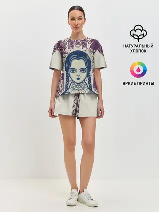 Женская пижама с шортами / THE ADDAMS FAMILY NW2