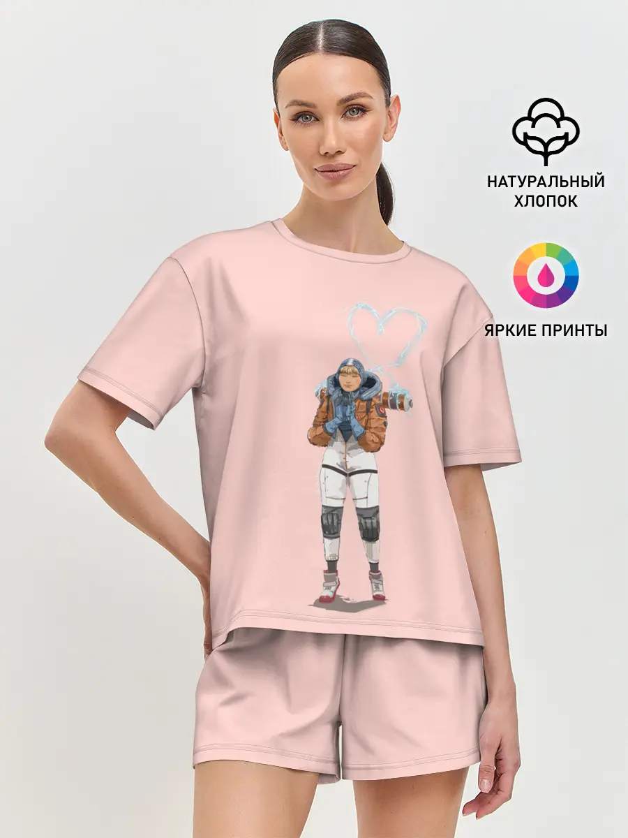 Женская пижама с шортами / Лайфлайн