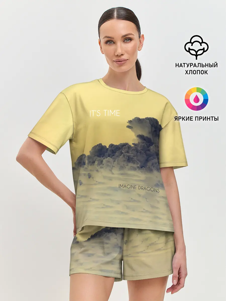Женская пижама с шортами / Its Time - Imagine Dragons