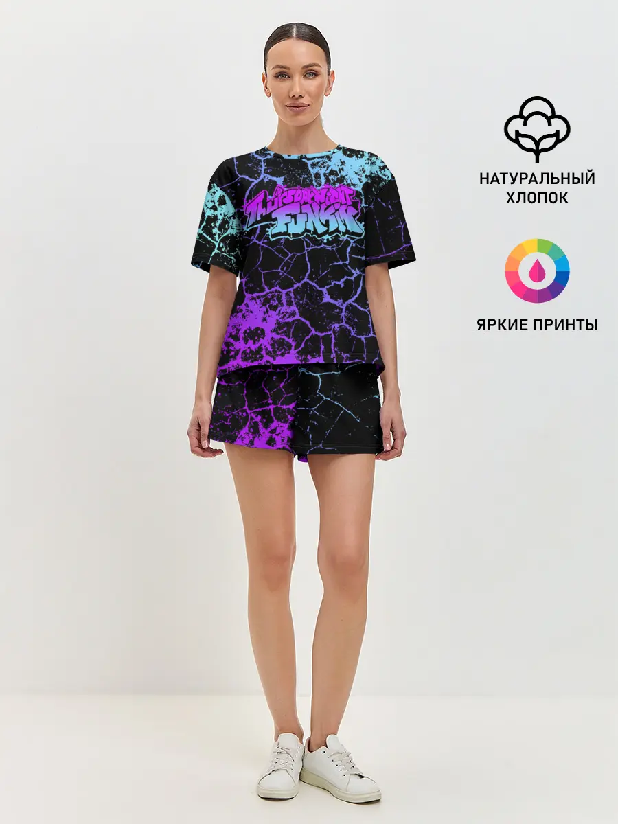 Женская пижама с шортами / Friday Night Funkin