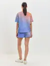 Женская пижама с шортами / Закат в море
