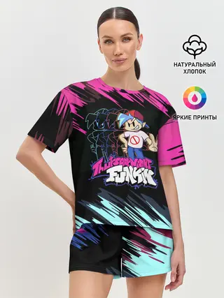 Женская пижама с шортами / Friday Night Funkin