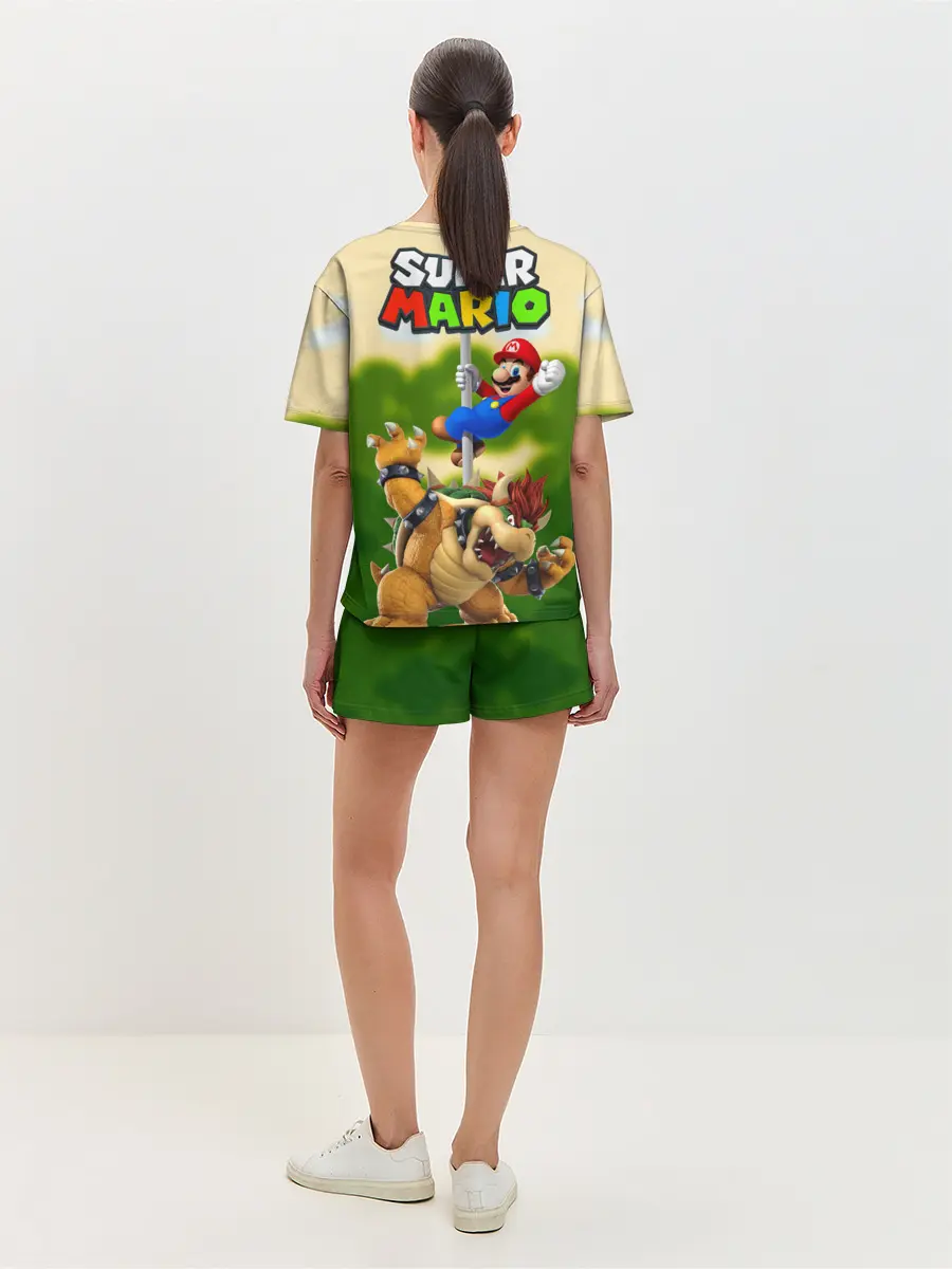 Женская пижама с шортами / Mario Coins