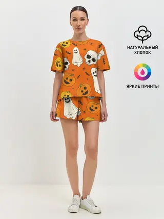 Женская пижама с шортами / УЖАСТИКИ НА ВЯЗАНКЕ