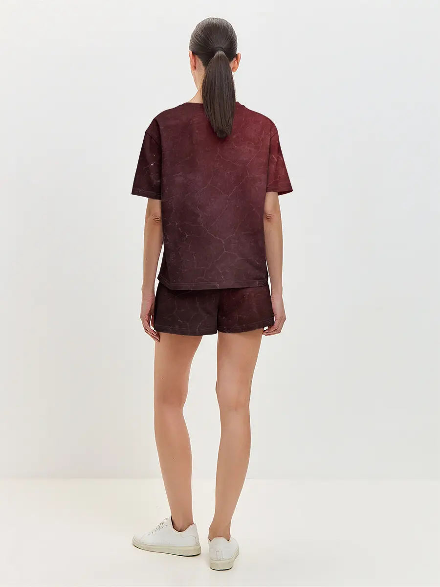 Женская пижама с шортами / TOYOTA | RED GRUNGE