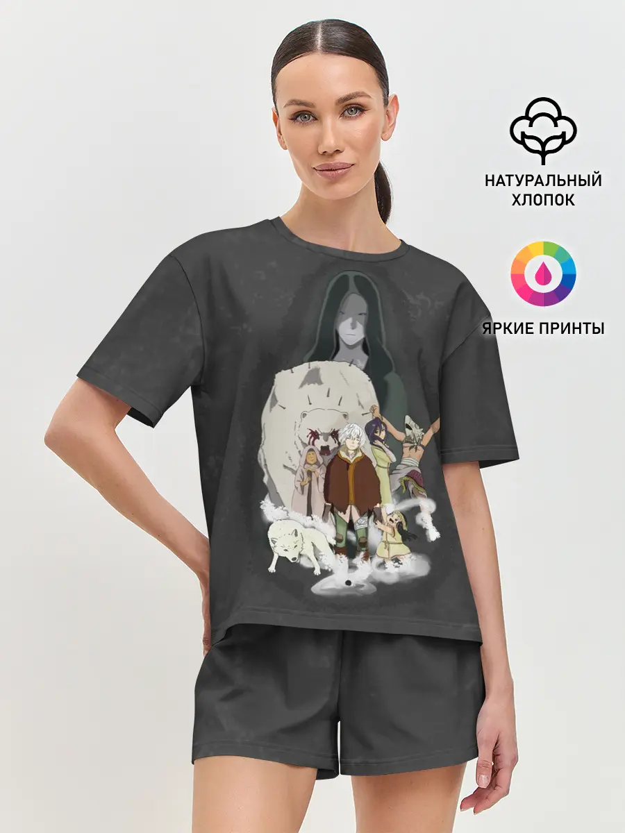 Женская пижама с шортами / для тебя бессмертный Фуши