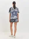Женская пижама с шортами / Абстракция 499