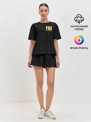 Женская пижама с шортами / FBI. Female Body Inspector.