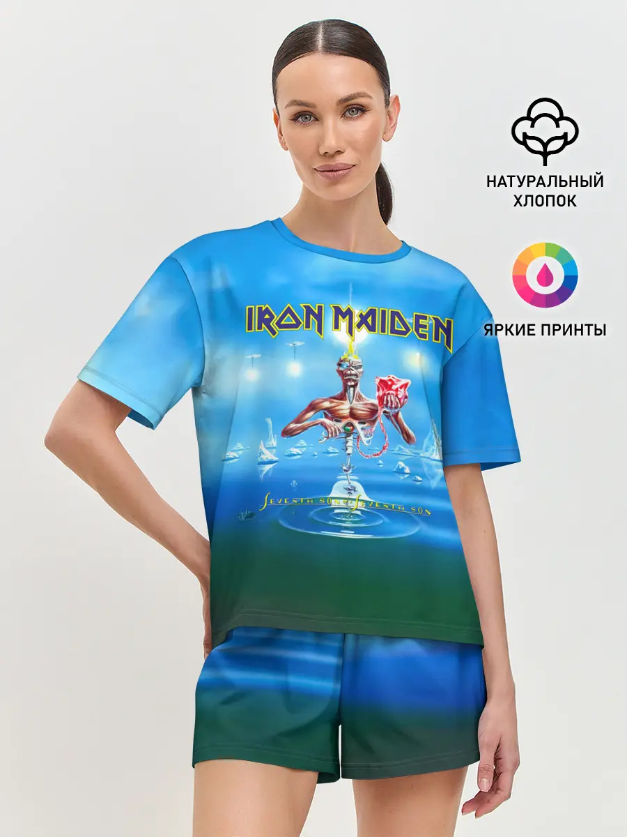 Женская пижама с шортами / Seventh Son of a Seventh Son - Iron Maiden