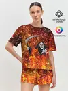 Женская пижама с шортами / Смерть всё видит