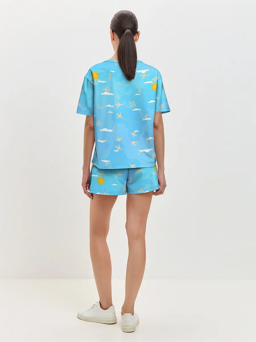 Женская пижама с шортами / мое путешествие