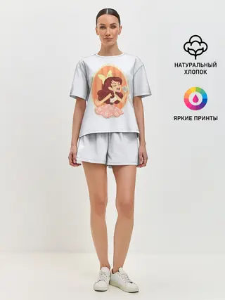 Женская пижама с шортами / Рисунок Арианы