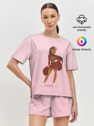 Женская пижама с шортами / Черлидерша Ариана