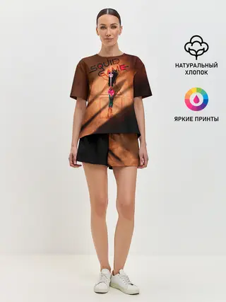 Женская пижама с шортами / Squid Game Игра в кальмара корейский сериал