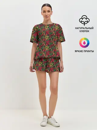 Женская пижама с шортами / Merry Christmas