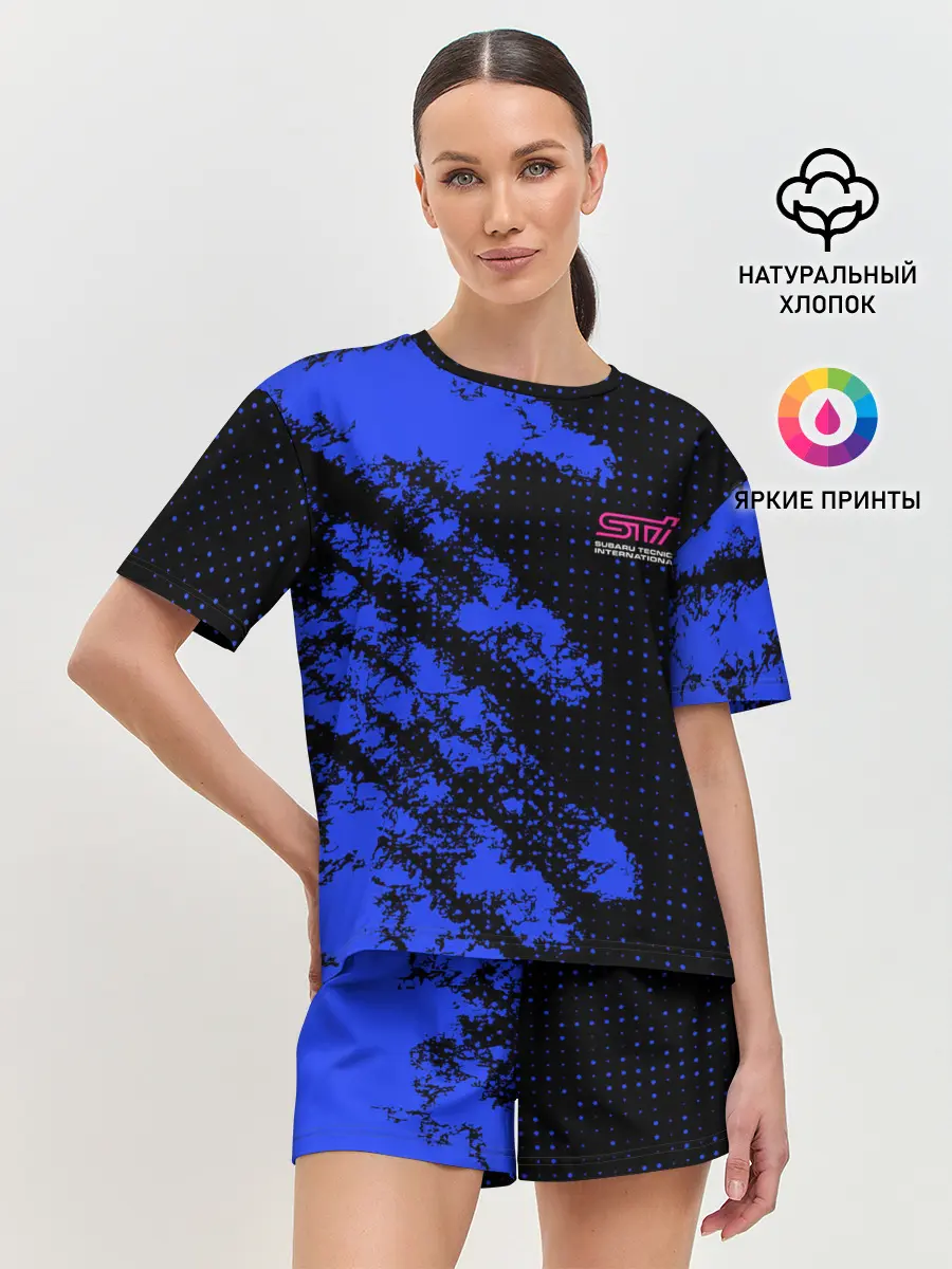 Женская пижама с шортами / SUBARU STI | СУБАРИСТ