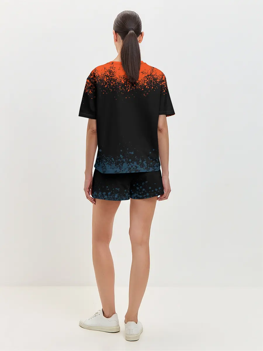 Женская пижама с шортами / ПУГАЛО ИЗ ТЫКВЫ | HALLOWEEN