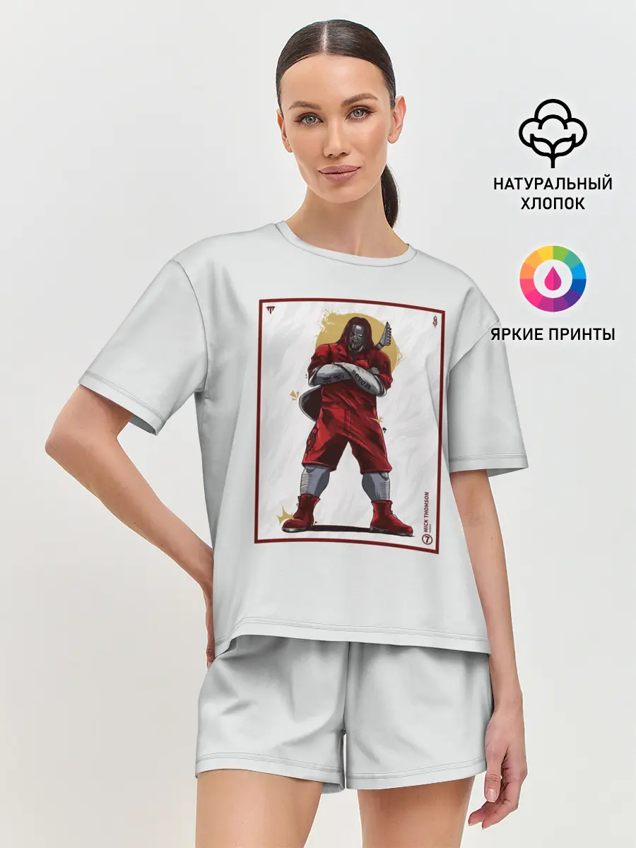 Женская пижама с шортами / SLIPKNOT | Mick Thomson