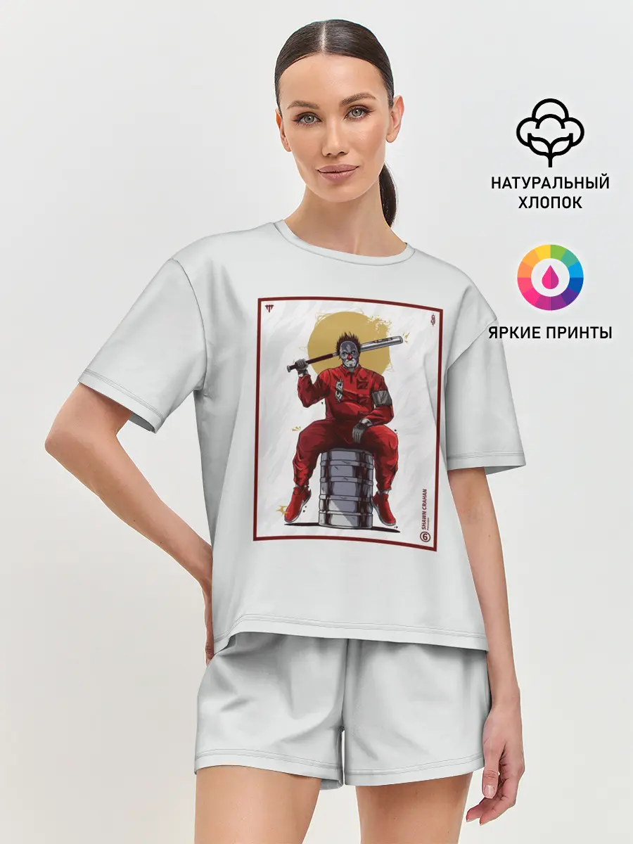 Женская пижама с шортами / SLIPKNOT | Shawn Crahan