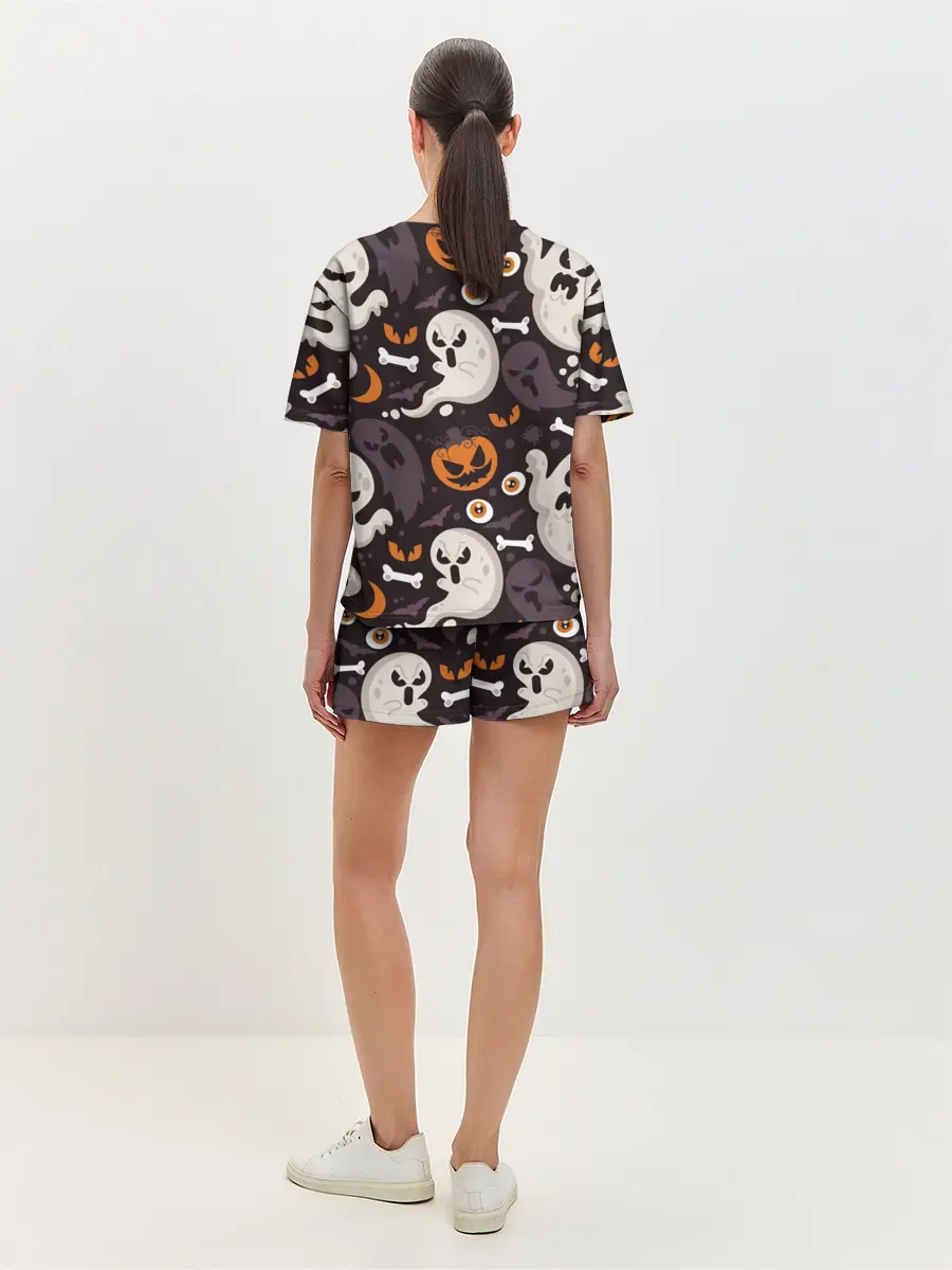 Женская пижама с шортами / Мрачный праздник