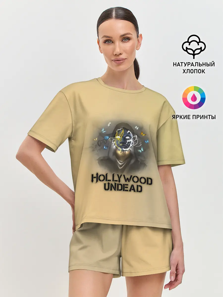 Женская пижама с шортами / Johnny 3 Tears Hollywood Undead