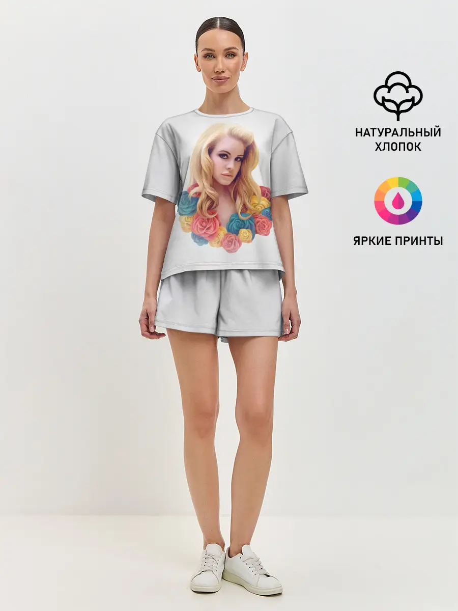 Женская пижама с шортами / Взгляд Ланы