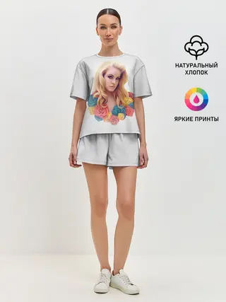 Женская пижама с шортами / Взгляд Ланы