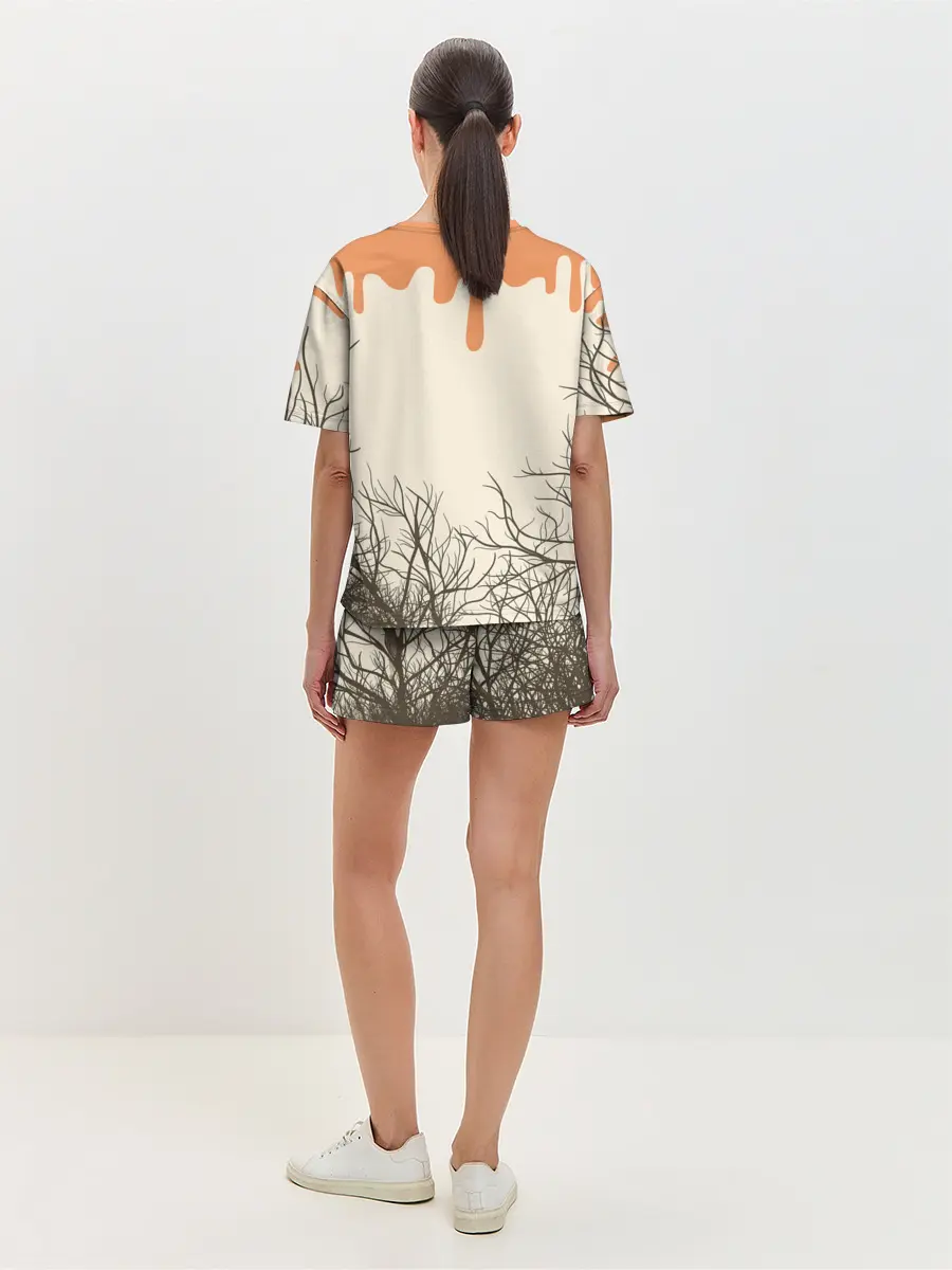 Женская пижама с шортами / ВЕДЬМА В ШЛЯПЕ