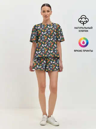 Женская пижама с шортами / Игрушки Ёлочные