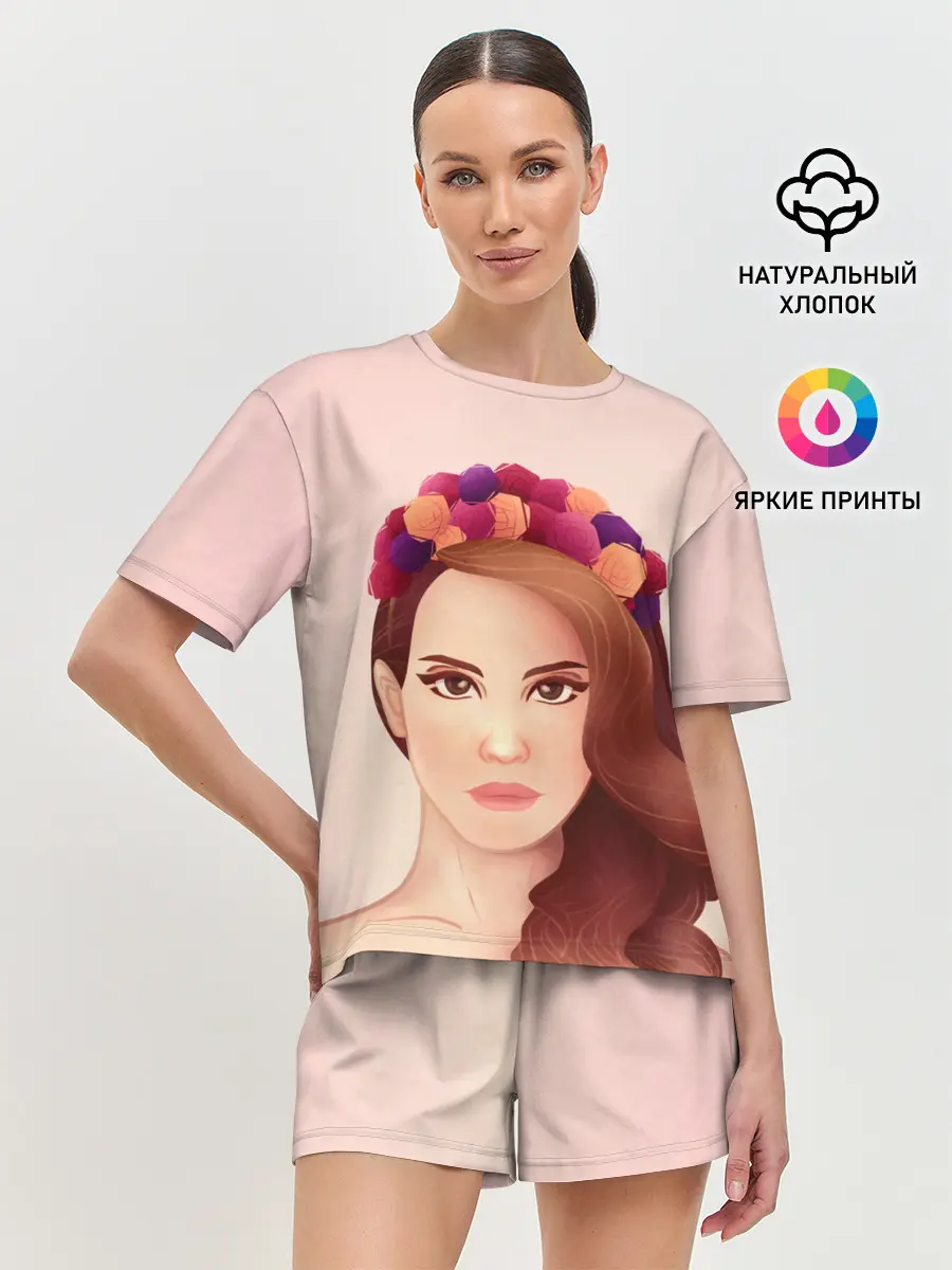 Женская пижама с шортами / Painted Lana