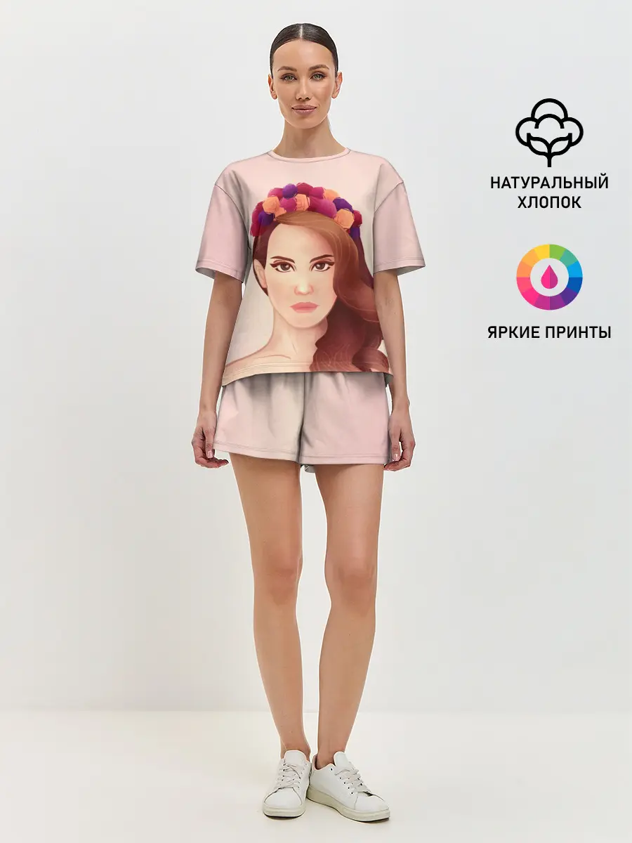 Женская пижама с шортами / Painted Lana