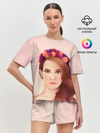 Женская пижама с шортами / Painted Lana