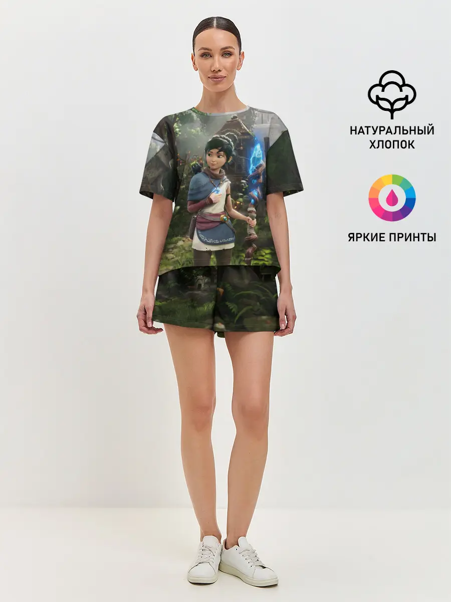 Женская пижама с шортами / Кена и Мост Духов