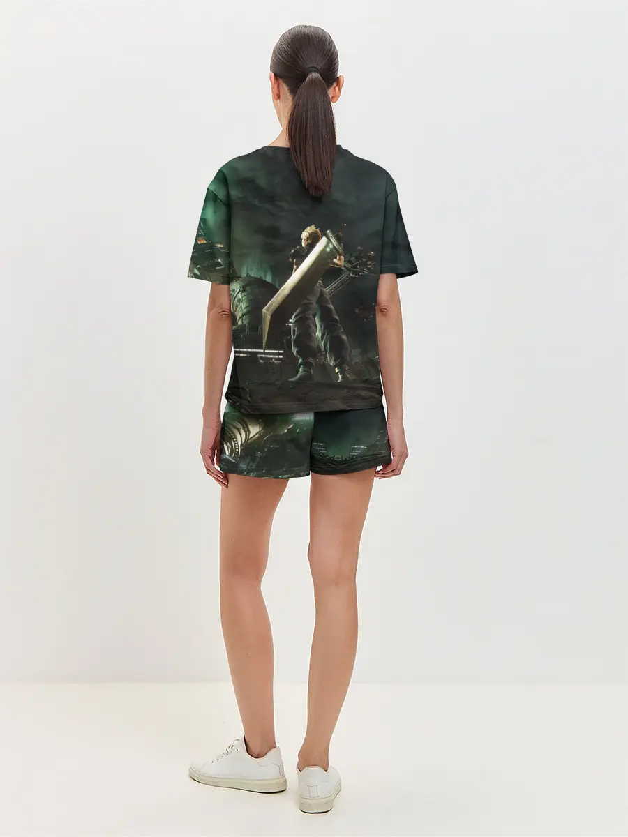 Женская пижама с шортами / Клауд Страйф FF7