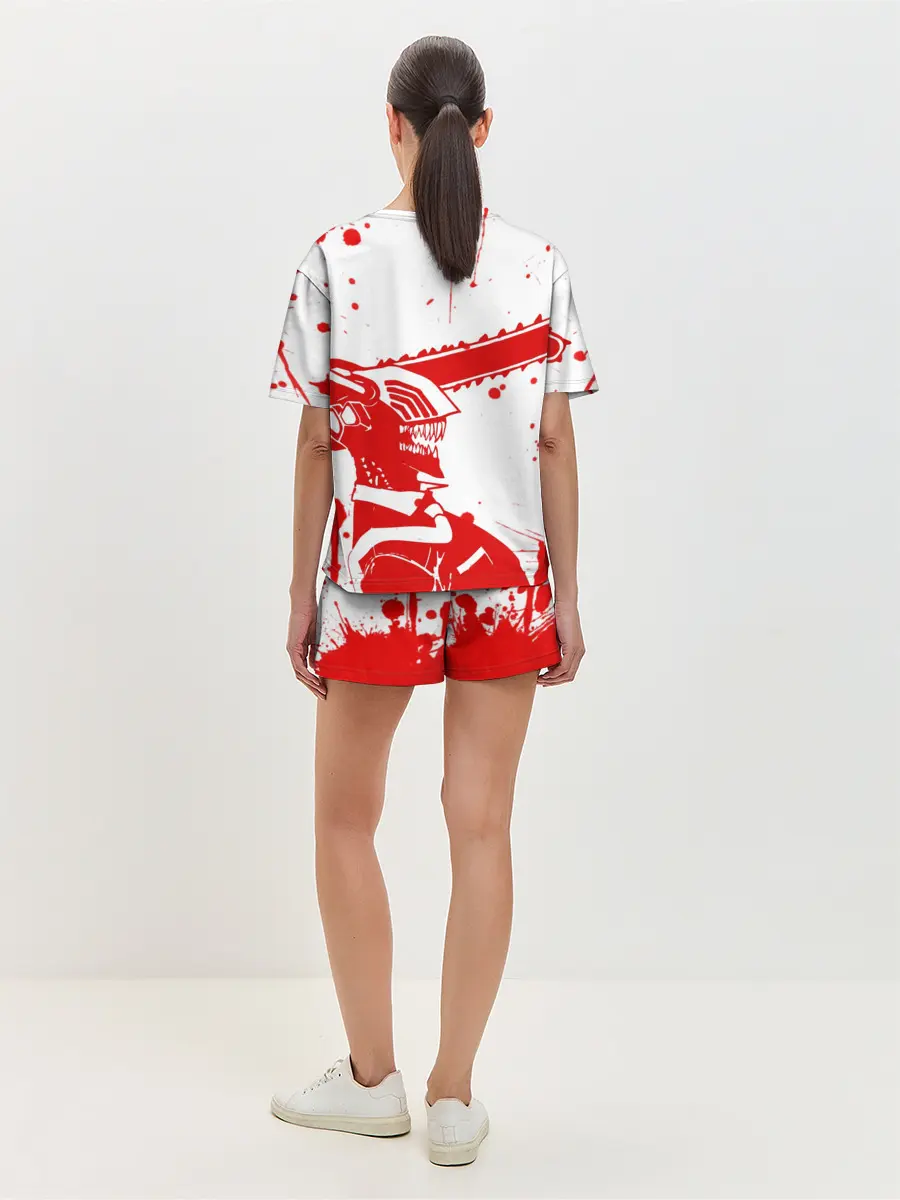 Женская пижама с шортами / Chainsaw Man, Человек-бензопила