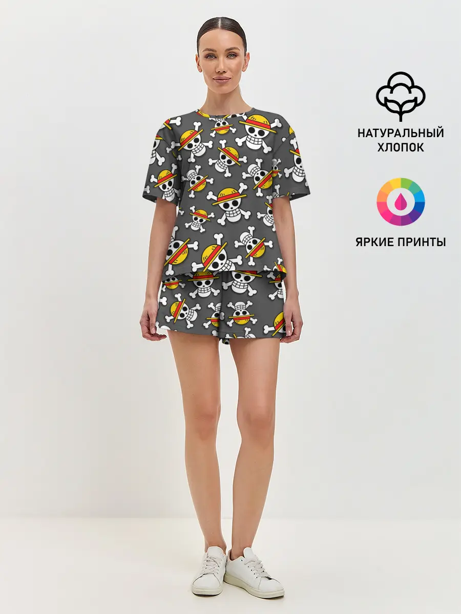 Женская пижама с шортами / Ван-Пис, Мугивара