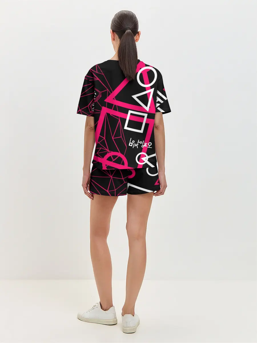 Женская пижама с шортами / Игра в кальмара