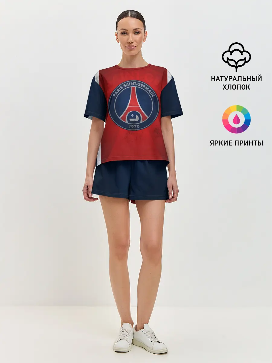 Женская пижама с шортами / Paris Saint-Germain