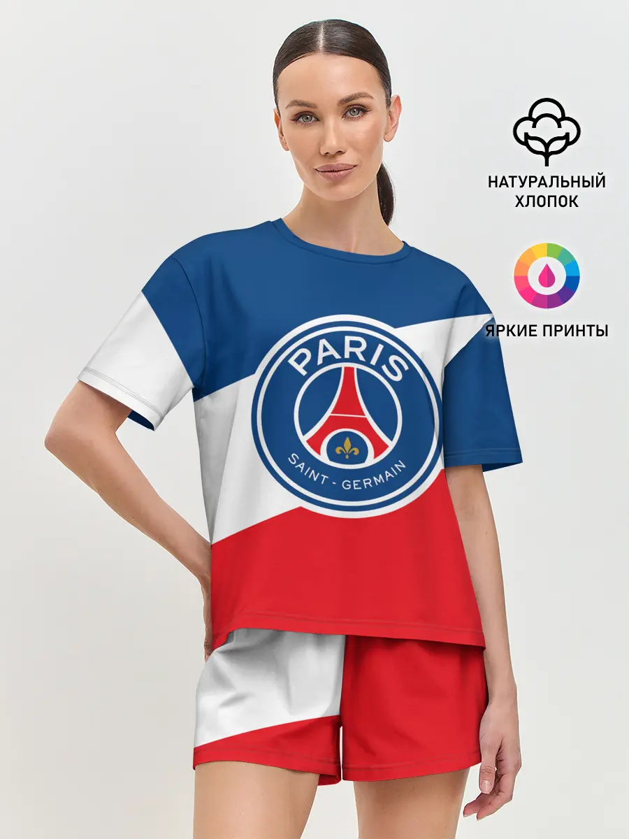 Женская пижама с шортами / Paris Saint-Germain FC