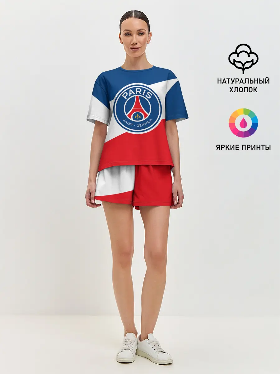 Женская пижама с шортами / Paris Saint-Germain FC