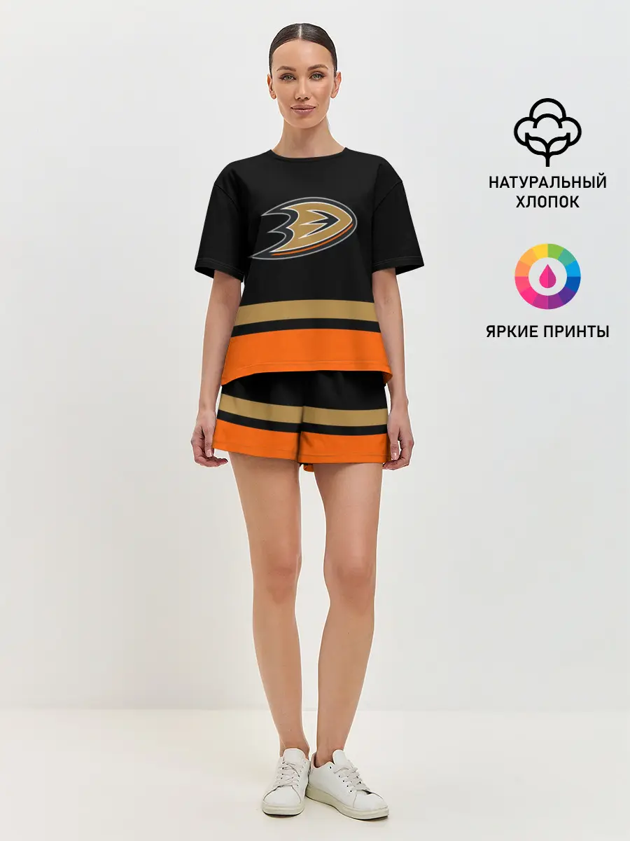 Женская пижама с шортами / Anaheim Ducks | Анахайм Дакс