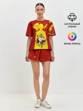 Женская пижама с шортами / Прорыв Сайтамы One Punch-Man