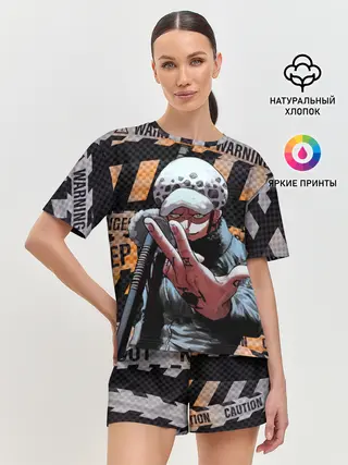 Женская пижама с шортами / Трафальгар Ло особо опасен