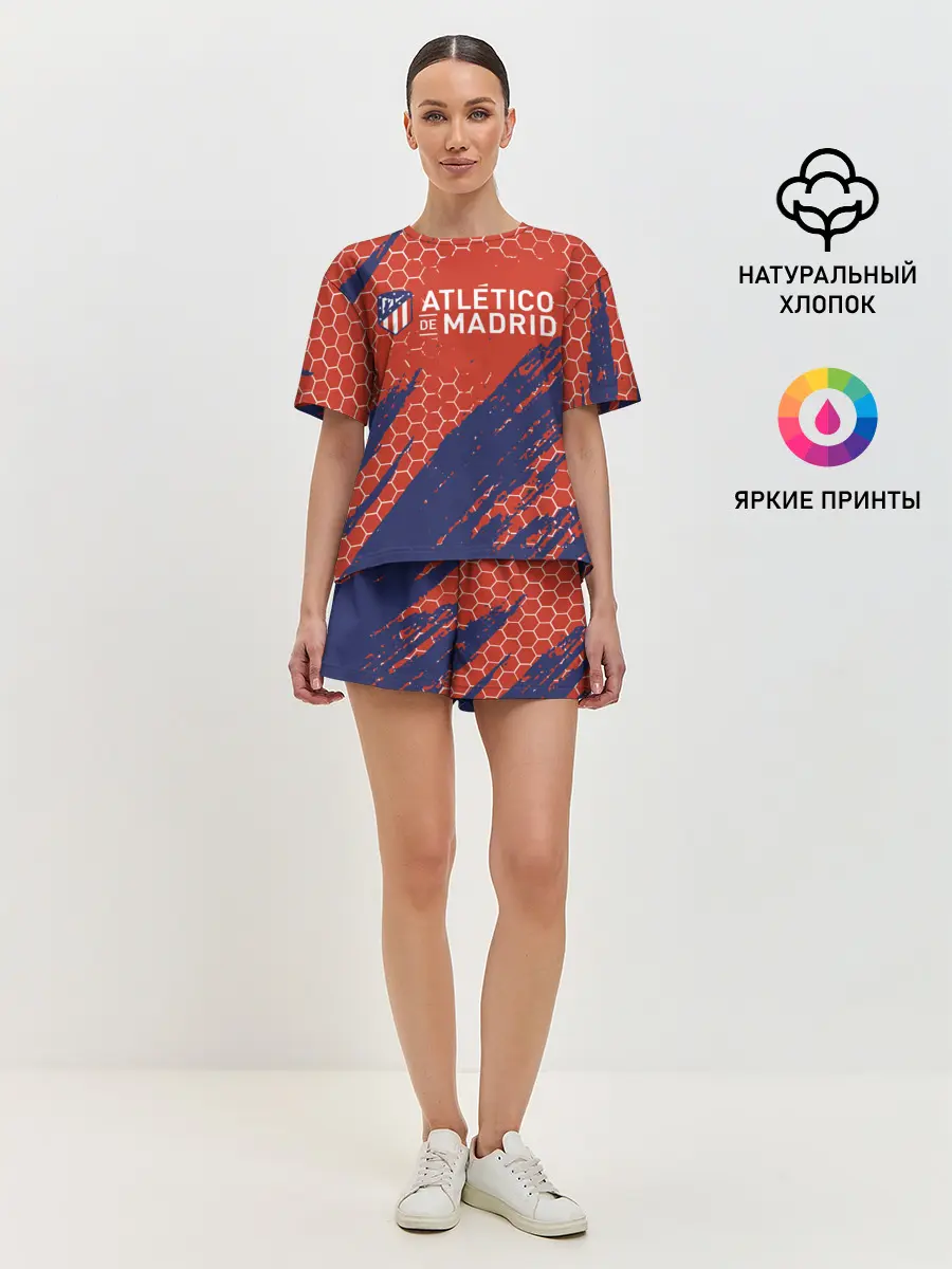 Женская пижама с шортами / Atletico Madrid: Football Club.
