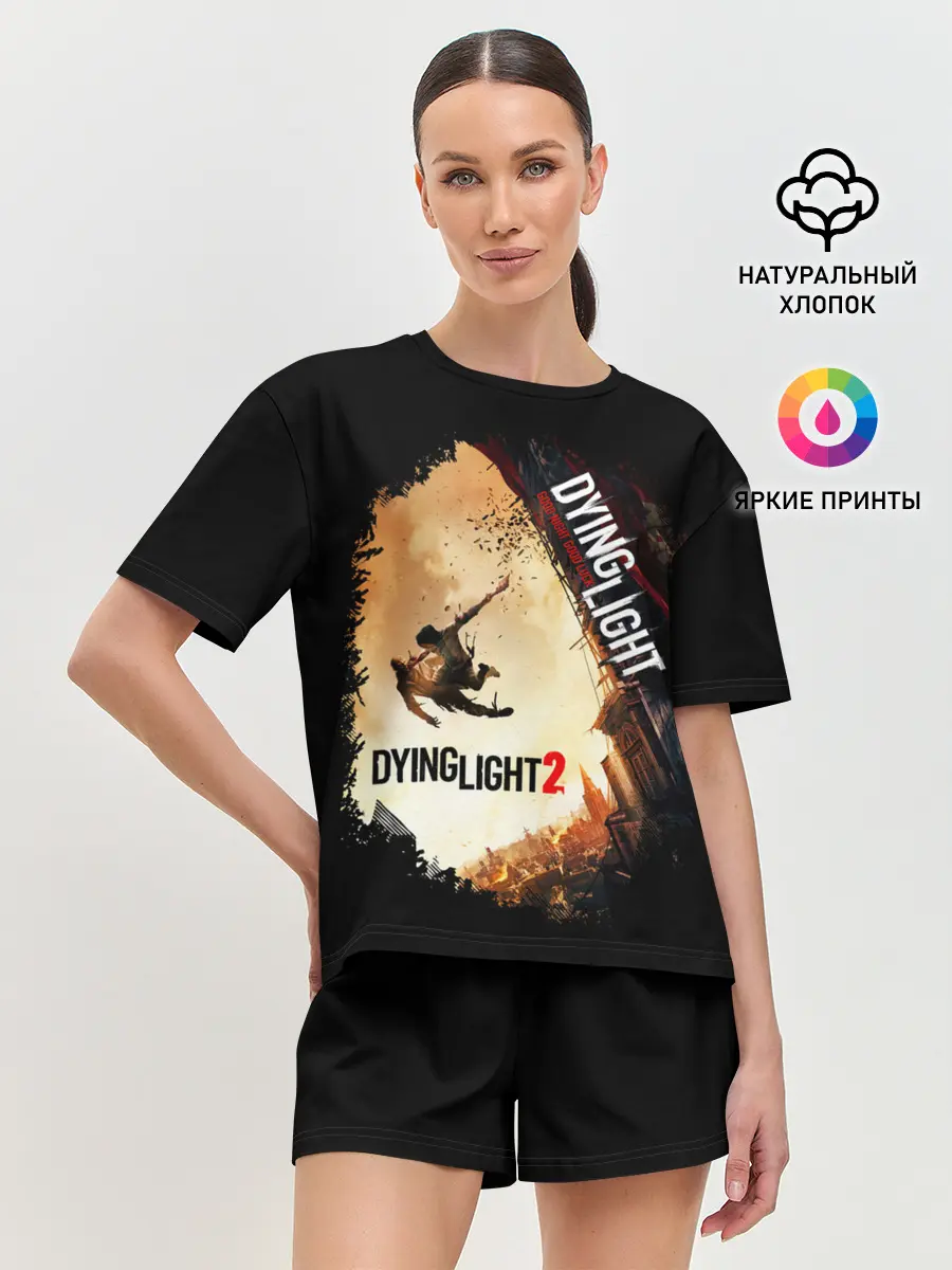 Женская пижама с шортами / DYING LIGHT 2 NEW WORLD