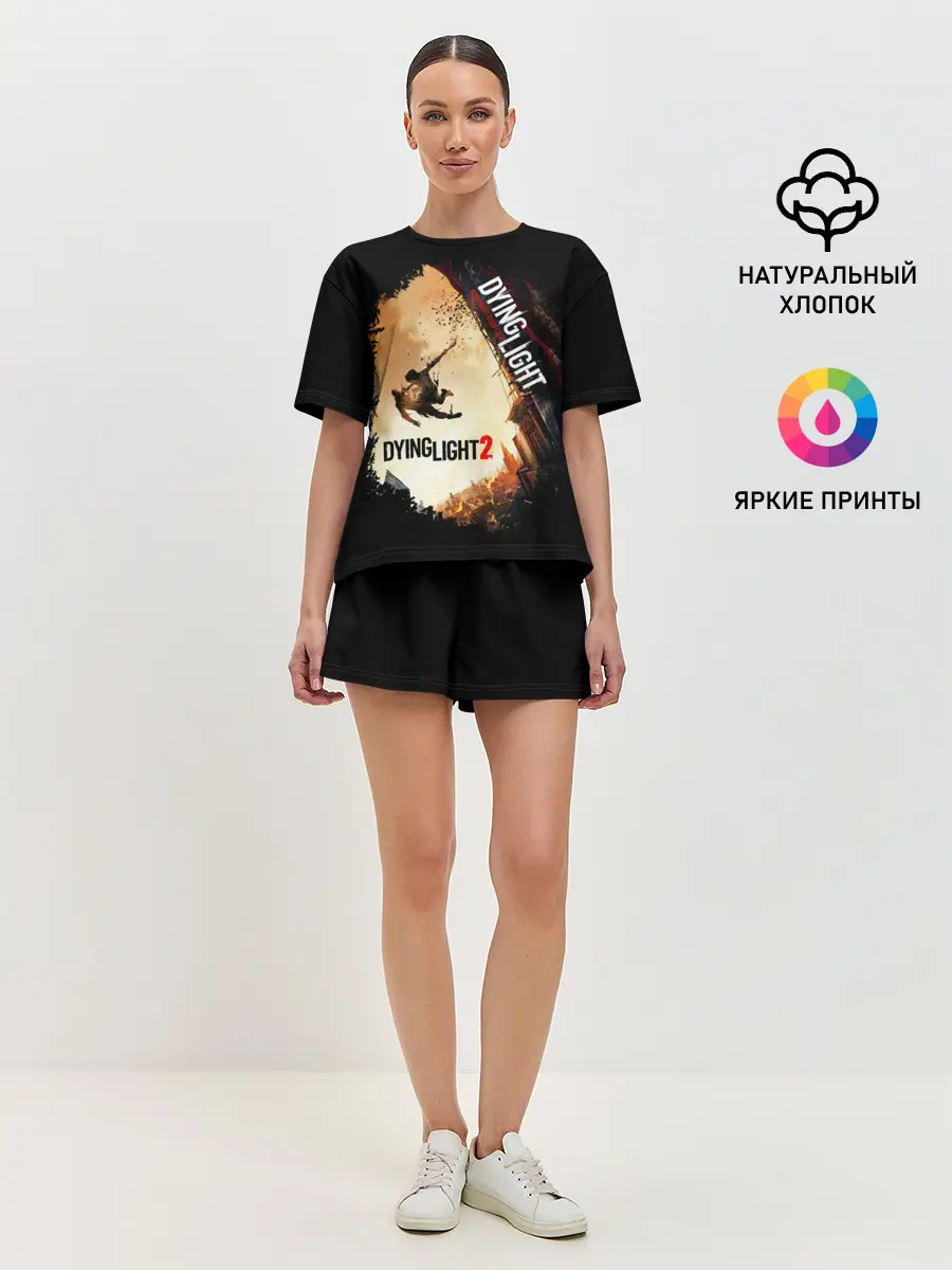 Женская пижама с шортами / DYING LIGHT 2 NEW WORLD